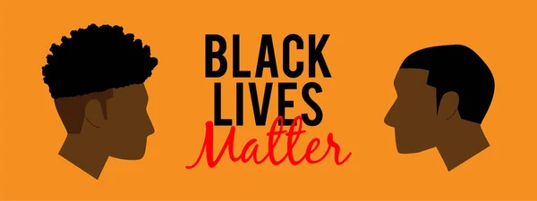 Black Lives Matter Protest Banner — Stockový vektor