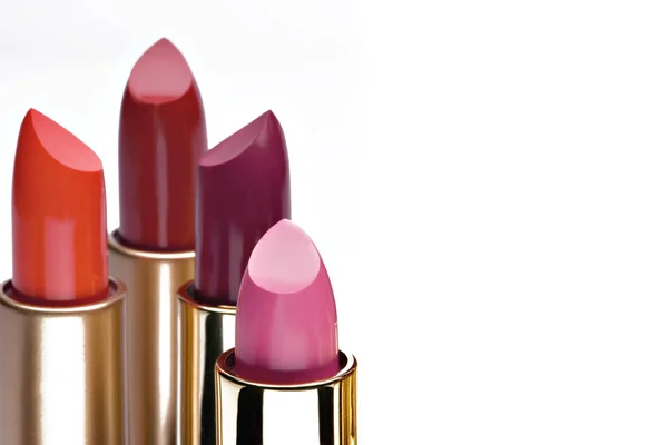 Close-up Multicolored lipsticks. — Stock Photo, Image