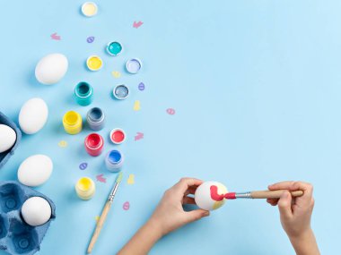 Paskalya yumurtası dekorasyon aktivitesi. 