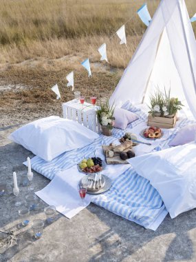 İki için lovely romantik glamping.