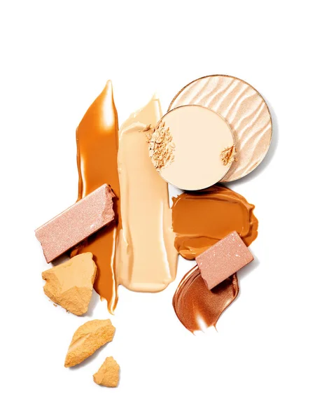 Makeup products of natural shades. — Stock Photo, Image