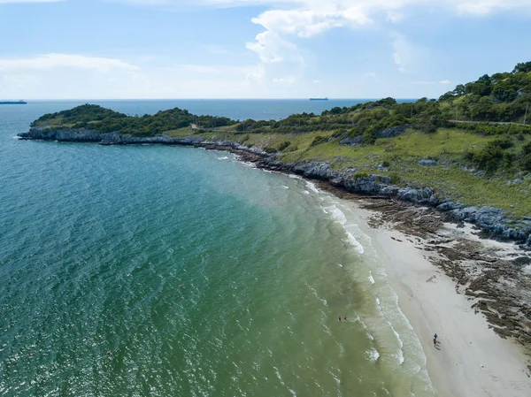 Jhakhrapong Point (End of Tham Pang Point). famous beach at Sichang island in Thailand.