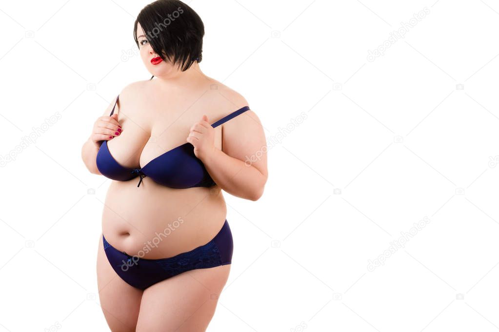 Dicke frau tanzt
