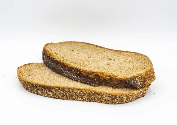 Black Bread Rye Russian Bread Food Kitchen Breakfast Lunch Dinner — Stock Photo, Image