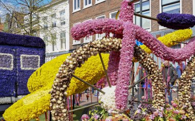 Park, çiçekler, Hollanda, laleler, güzel, çiçekli, kırmızı, sarı