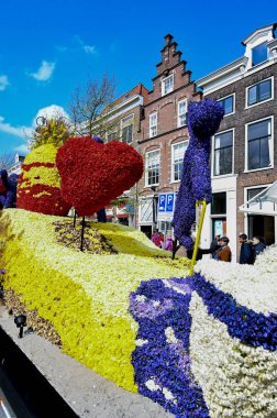 Park, çiçekler, Hollanda, laleler, güzel, çiçekli, kırmızı, sarı