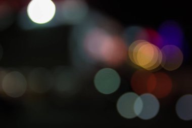 mavi ışıklar etkisi güzel yol şehir