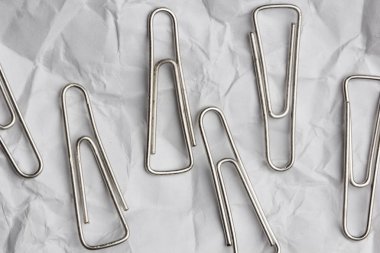 Beyaz buruşuk kağıt kartlar, cilt listesi dokusu ya da arka planı.