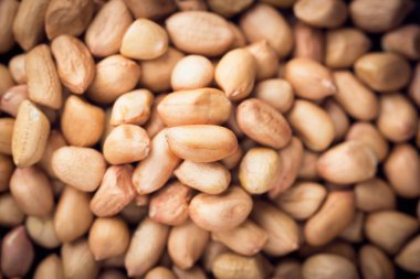 fıstık zemin üzerine kapatın. üstten görünüm