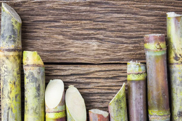 Close Sugarcane Wood Background Close — Stock Photo, Image