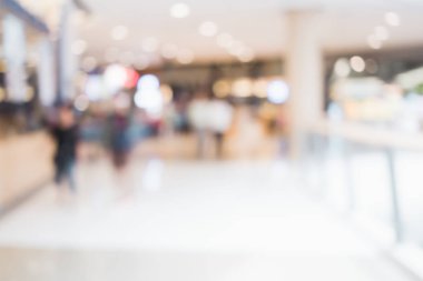 Soyut alışveriş merkezinde alışveriş arka plan bulanık depolamak