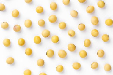 Soya beyaz arka plan ve kırpma yolu