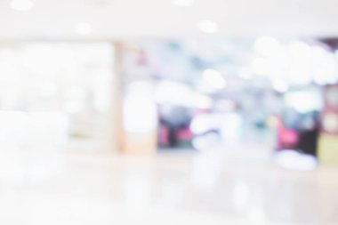 Soyut alışveriş merkezinde alışveriş arka plan bulanık depolamak