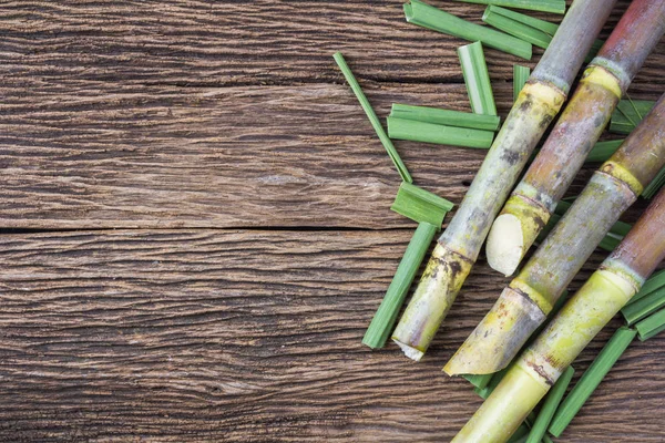 Close Sugarcane Wood Background Close — Stock Photo, Image