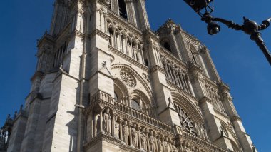 Paris/Fransa-23 Mayıs 2017: Notre-Dame de Paris , 