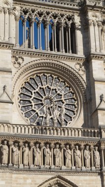 Paris/Fransa-23 Mayıs 2017: Notre-Dame de Paris , 