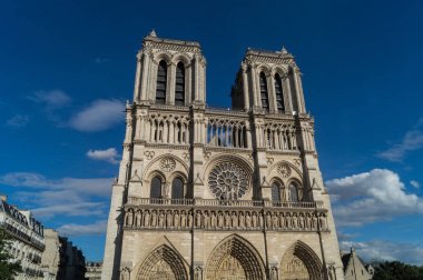 Paris/Fransa-23 Mayıs 2017: Notre-Dame de Paris , 
