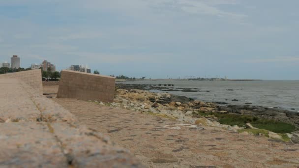 Monumento Holocausto Judío Montevideo Uruguay — Vídeo de stock