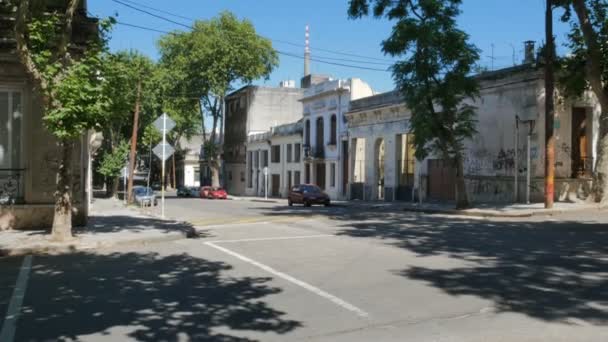 Barrio Tranquilo Montevideo Uruguay Diciembre 2017 — Vídeos de Stock