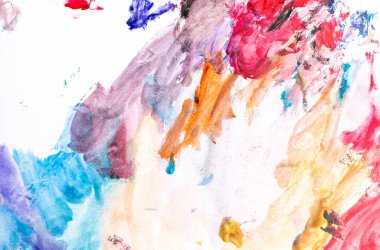 Özet El Boyaması Sanat Arkaplanı