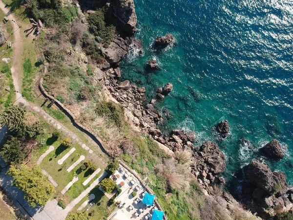 Antalya Falez Deniz Drone Manzaras