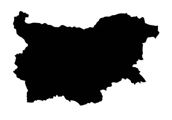 保加利亚地图 良好的使用符号 网页图标 吉祥物 或任何你想要的设计 — 图库矢量图片