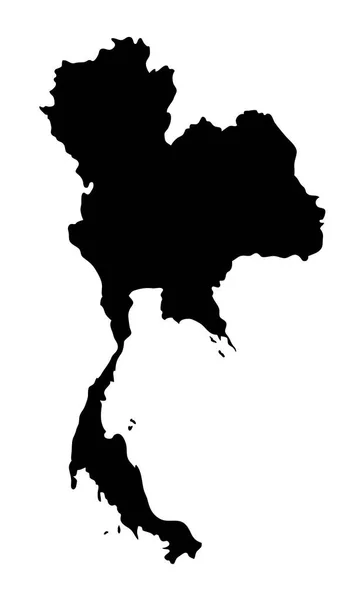 Mapa Tailandia Buen Uso Para Símbolo Logotipo Icono Web Mascota — Vector de stock