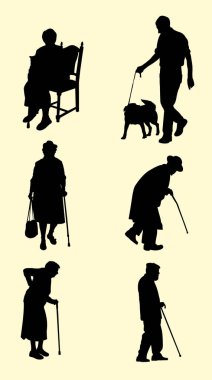 İnsanlar yürüyen siluet. Sembol, logo, web simgesi, maskot, işaret veya herhangi bir tasarım için iyi kullanmak istiyorum.