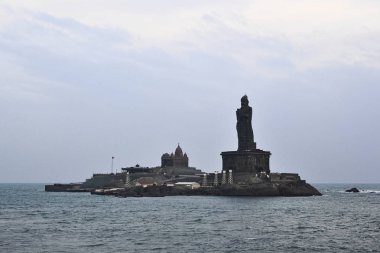 Kanyakumari veya Cape Comorin, Hindistan anıt Vivekananda rock görünümü