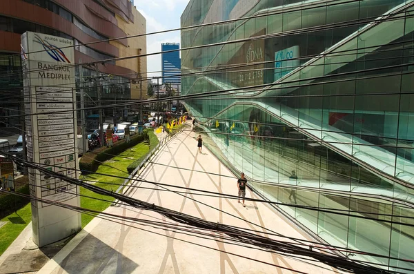 Bangkok Thailand February 2015 Downtown District Bangkok City Modern Glass — Stock Photo, Image