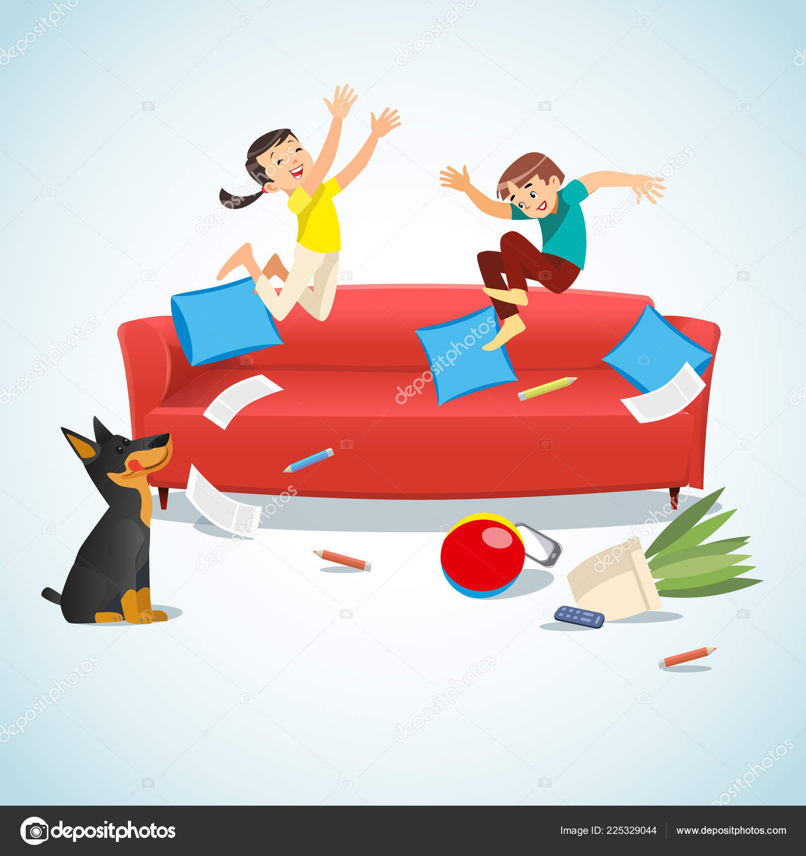 Kids jumping Vectors & Illustrations for Free Download, jump kids 