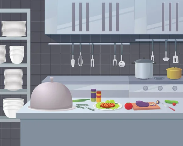 Culinary Concept Kuvitus Ravintola-liiketoiminta — vektorikuva