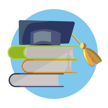 Vektör konsept illüstrasyon karikatür mutlu öğrenciler