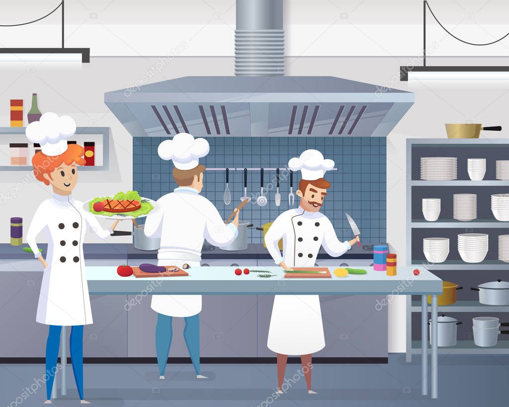 Culinary Concept Illustration Restaurant Business Vector
