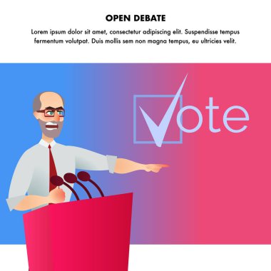 Resimde açık tartışma Başkan adayı