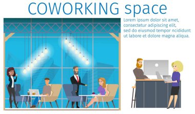 Yaratıcı Office başlığında çalışma iş adamı