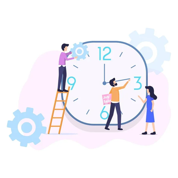 Time Management organisatie vectorillustratie — Stockvector