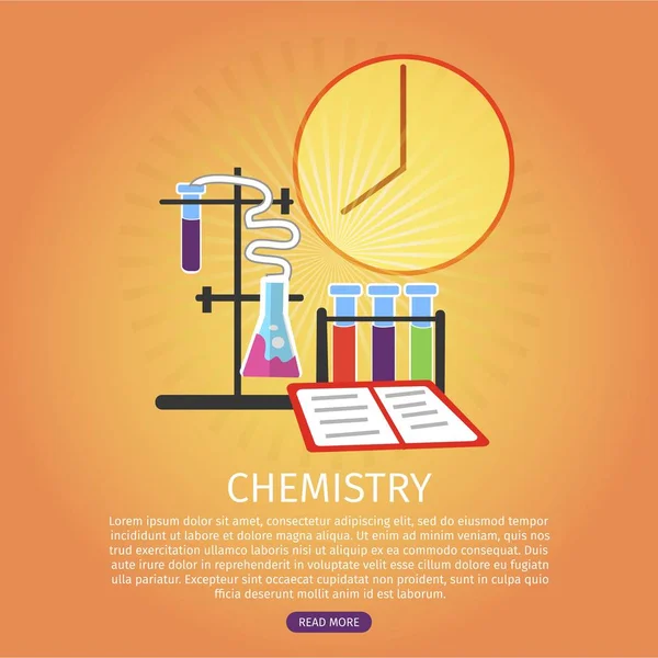 Approches modernes réussies de l'enseignement de la chimie — Image vectorielle