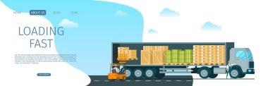 Forklift araba yükleme hızlı kutu kamyon mühendisi
