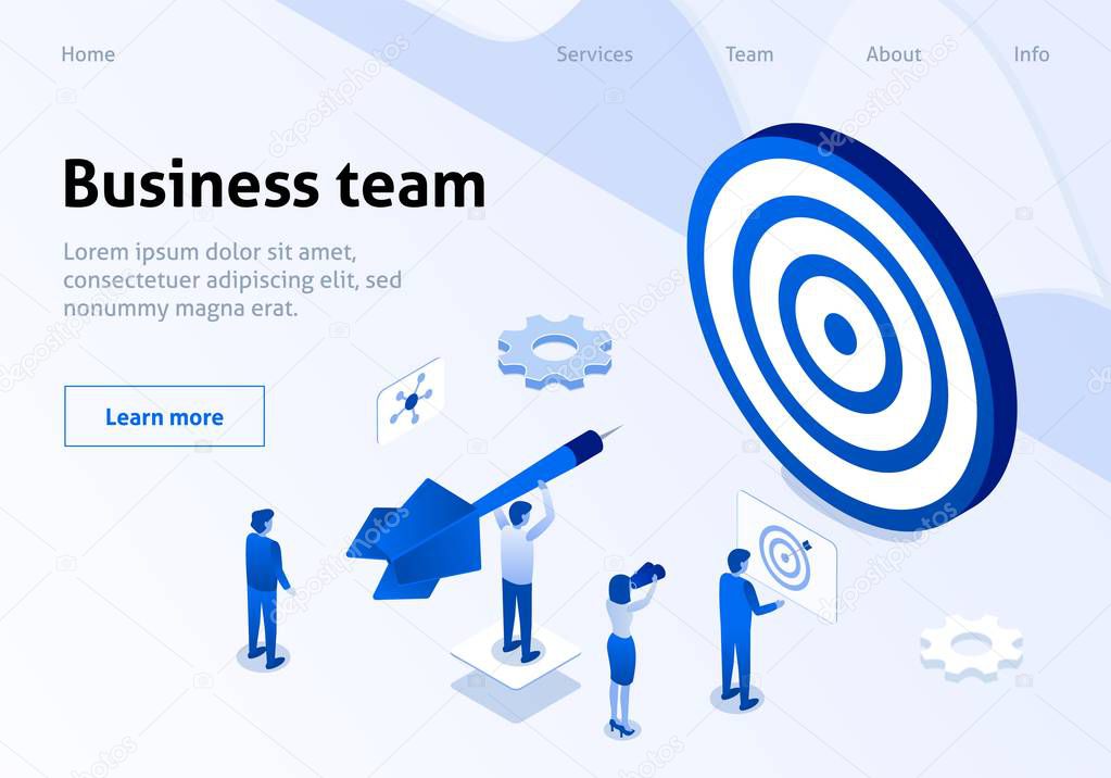 Successful Business Team Management Service Banner