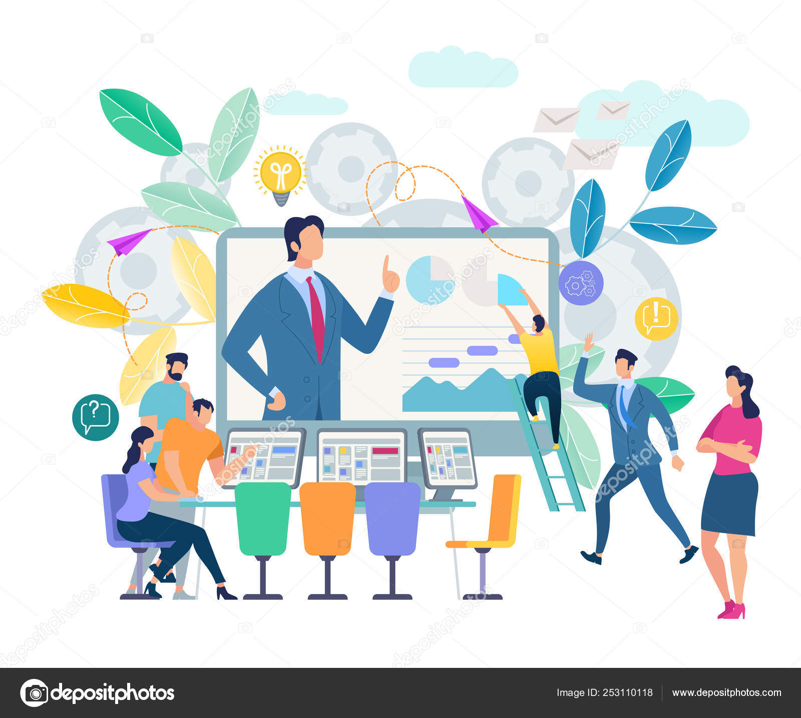 Online Training Workshop and Courses Visualization Stock Vector Image by ©TeraVector #253110118 Online Training Workshop and Courses Visualization Stock Vector Image by ©TeraVector #253110118