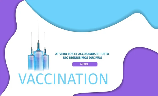 Contesto modificabile per l'applicazione di vaccinazione — Vettoriale Stock