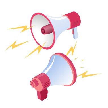 Tam güçle çalışan iki hoparlör hoparlör.