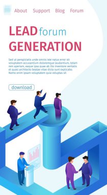 Popüler Lead Forumu Generation Dikey Banner.