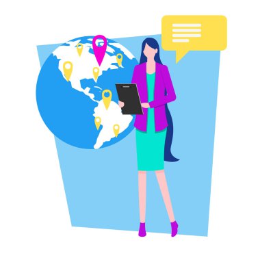 Televizyon Muhabiri Hava Tahmini Newsreader