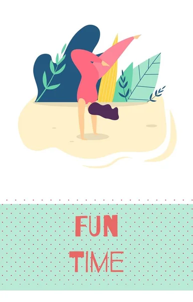 Fun Time Outdoors Recreation Motivate Flat Card