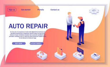 Banner Oto Tamir Online Servis ve Araba Dükkanı için