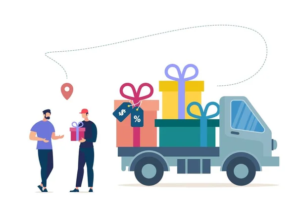 Purchased on Sale Goods Delivery Vector Concept