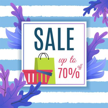 Yaz için Büyük Satış Teklif Reklam