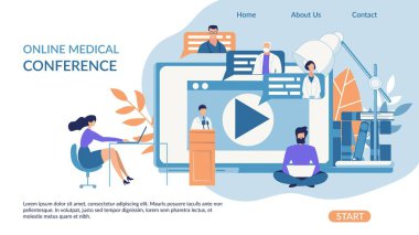 Reklam Banner Online Tıp Konferansı.